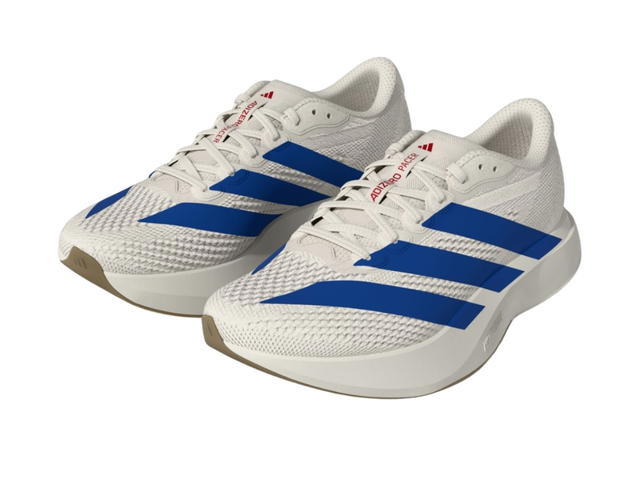 adidas adidas Adizero Pacer Core White Royal Blue Pure Ruby - view 4