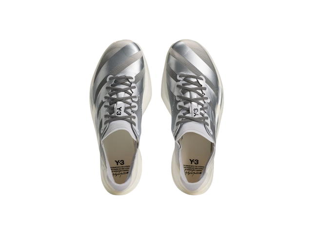 adidas adidas Y-3 Adios Pro 4 Chalk White Silver Metallic Light Solid Grey - view 3