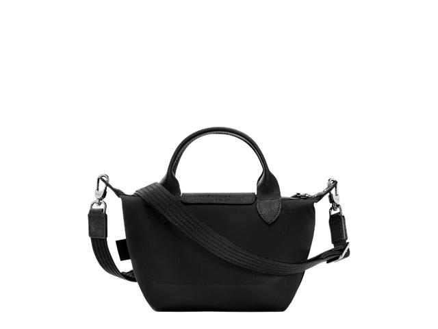 Longchamp Longchamp Le Pliage Energy Handbag XS In Recycled Polyamide Canvas With Silver Color Hardware Black - view 3