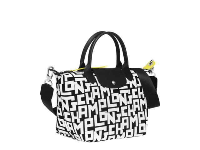 Longchamp Longchamp Le Pliage LGP Top Handle Bag S Black White - view 2