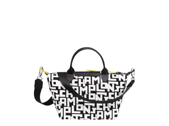 Longchamp Longchamp Le Pliage LGP Top Handle Bag S Black White - view 3
