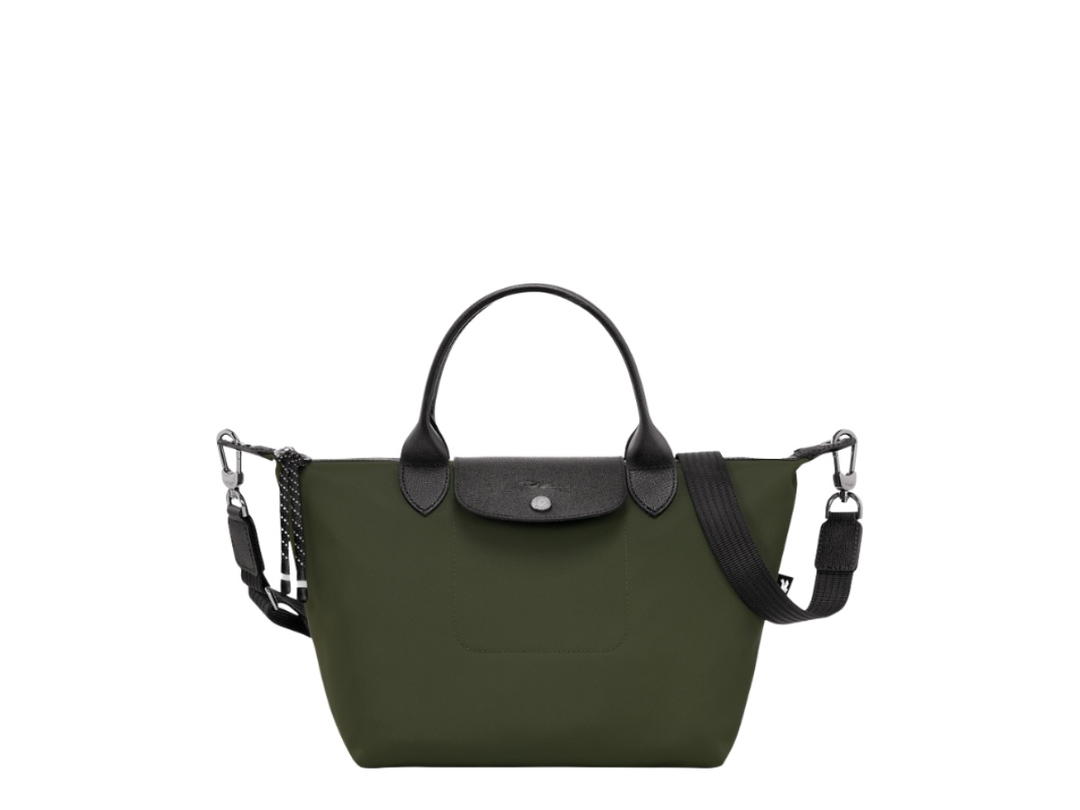 Longchamp Longchamp Le Pliage Energy S Handbag In Khaki  Recycled Canvas