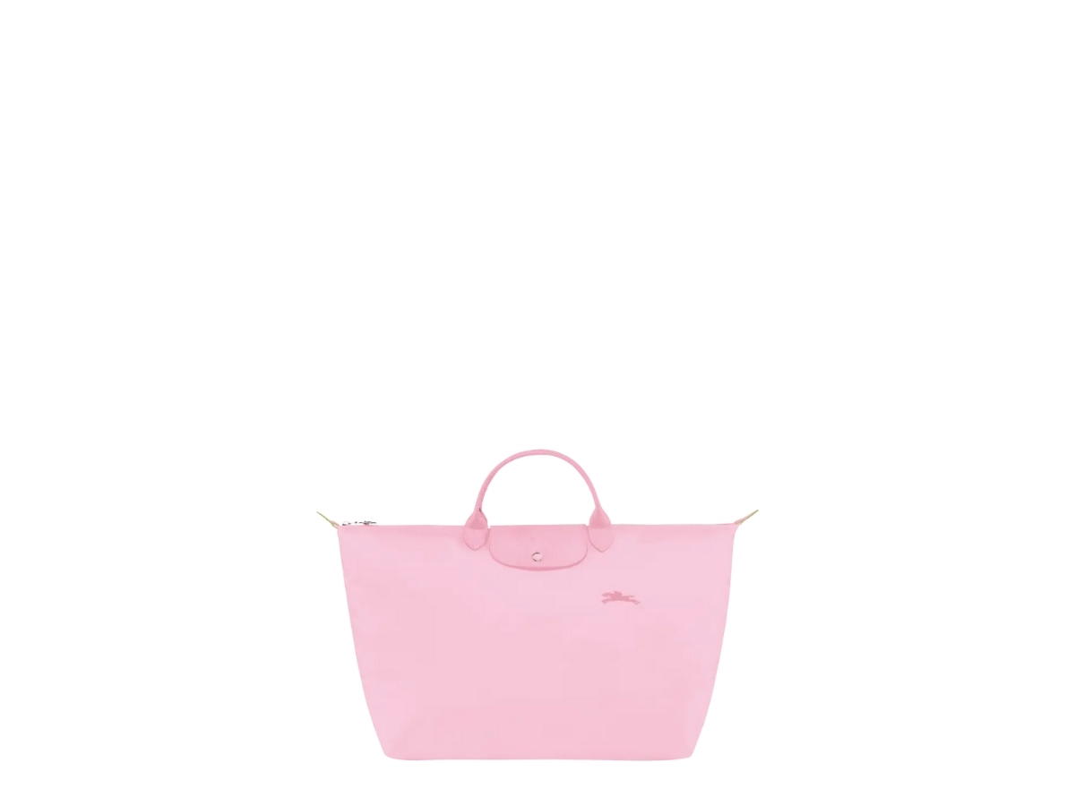Longchamp Longchamp Le Pliage Green Bolsa de viaje L Rose