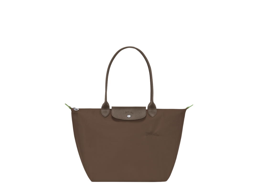 Longchamp Longchamp L Le Pliage Green Tote Bag In Terra Recycled Canvas