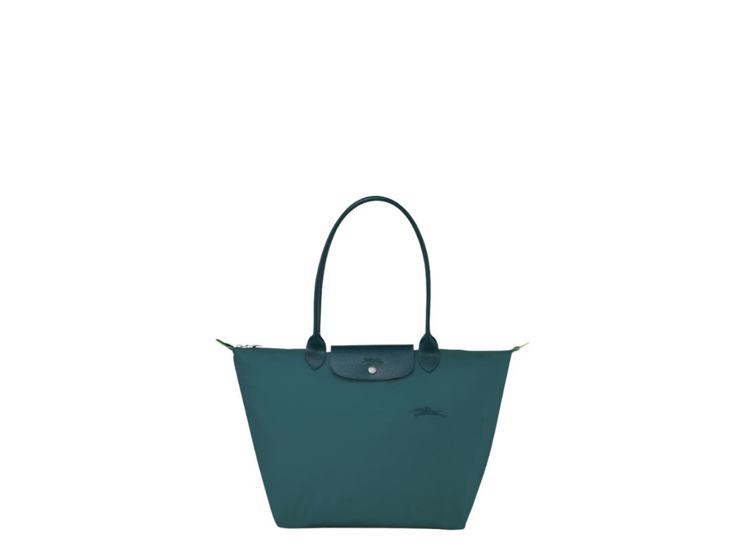 Longchamp Longchamp Le Pliage Green L Tote Bag Peacock