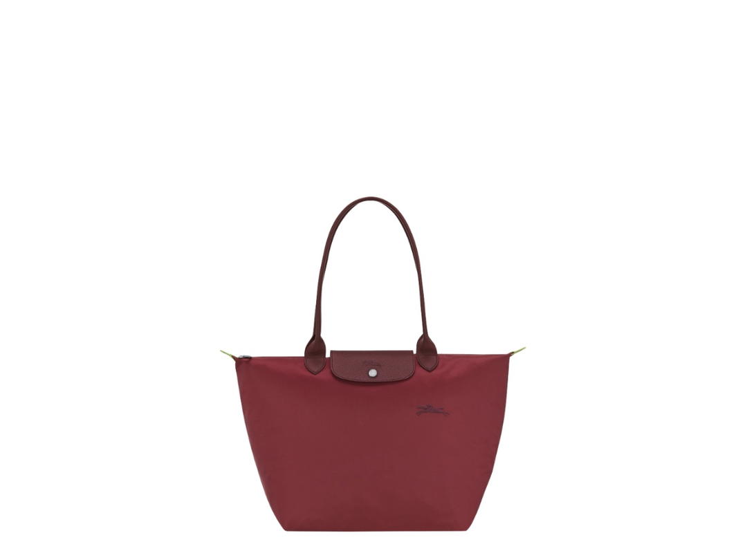 Longchamp Longchamp Le Pliage Green L Tote Bag Pomegranate