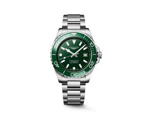 Buy Longines Hydroconquest Automatic 42 Stainless Steel / Green / Bracelet at Sasom – Authentic and Ready to Ship