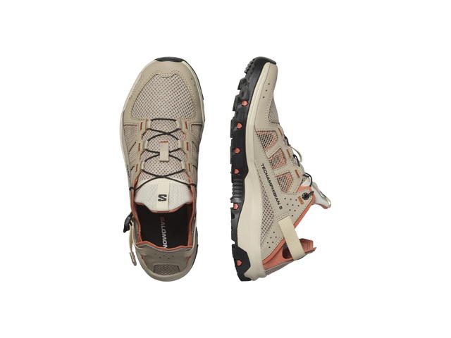 Salomon Salomon Techamphibian 5 White Pepper Bleached Sand Living Coral (W) - view 4