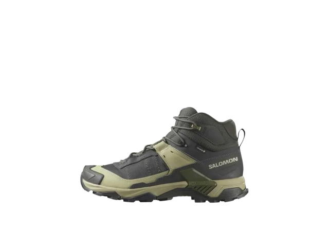 Salomon Salomon X Ultra 5 Mid Gore-Tex Peat Gray Green - view 2