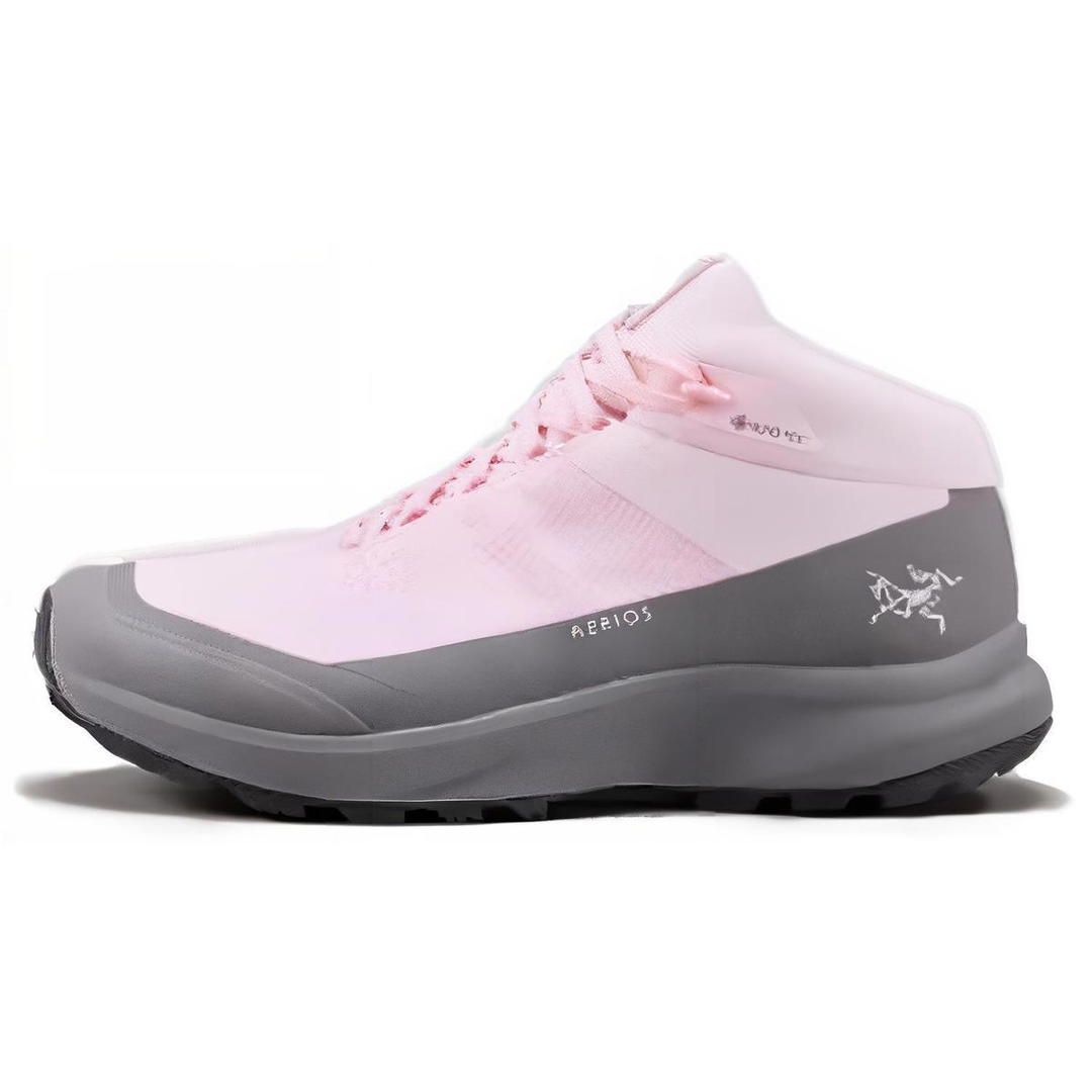 Arc'teryx Arc'teryx Aerios MID GTX Breathable Support Mid top Mountaineering Hiking Shoes Womens Gray Pink