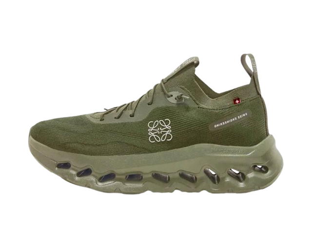 Loewe On x Loewe Cloudtilt Low Top Casual Shoes Women's Army Green - view 2
