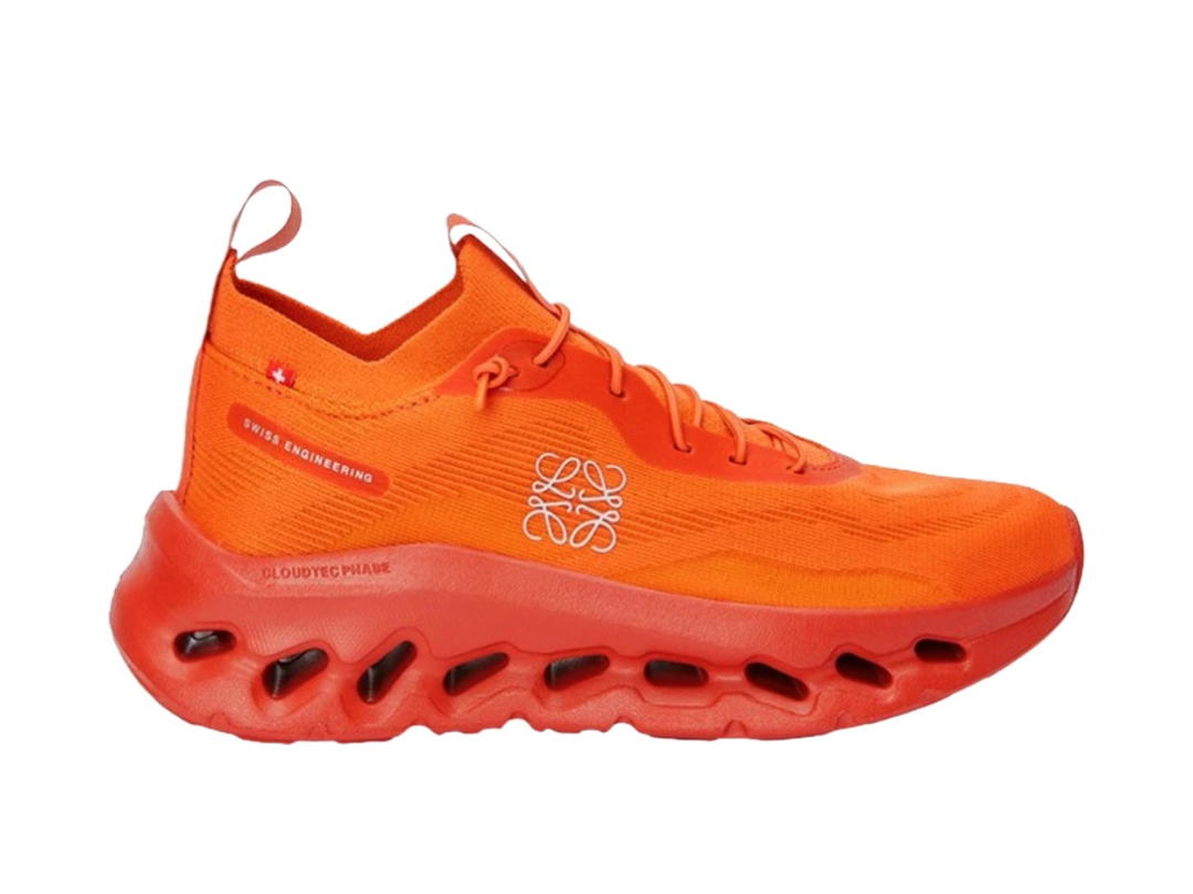 Loewe On x Loewe Cloudtilt Low Top Casual Shoes Women's Orange