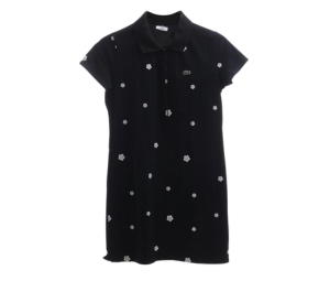 Buy Lacoste X Mary Quant Flower Print Polo Mini Dress Black at Sasom – Authentic and Ready to Ship