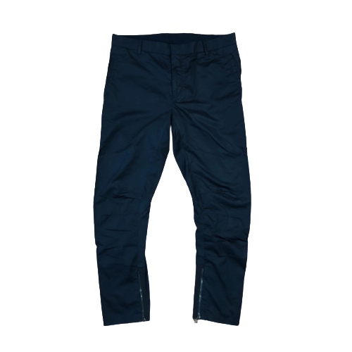 Buy Lanvin Navy Chino Trousers at Sasom – Authentic and Ready to Ship