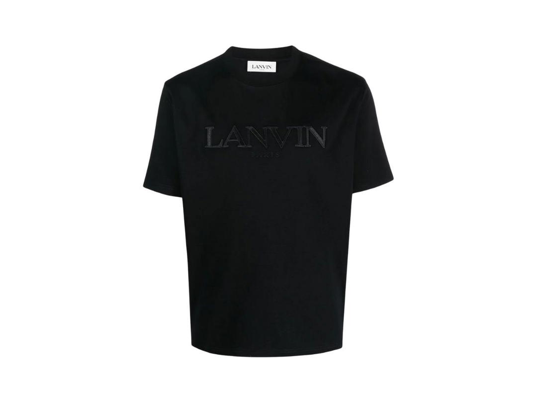 Lanvin Lanvin Logo Crewneck T-Shirt Black
