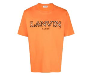 Buy Lanvin Logo-Patch T-Shirt Orange at Sasom – Authentic and Ready to Ship