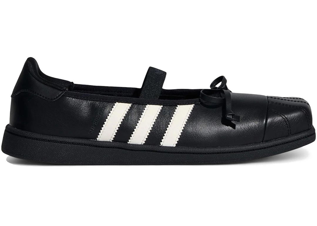 adidas adidas Superstar Square Toe Ballet JENNIE Black Offf White (Women's)