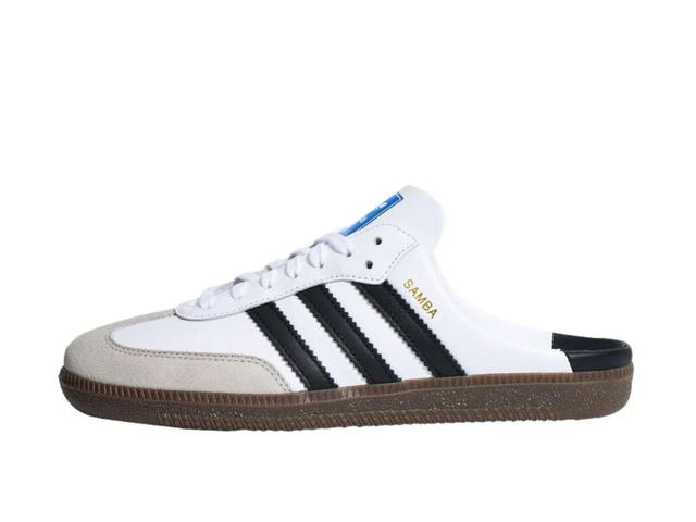 adidas adidas Samba Mules White Black - view 2