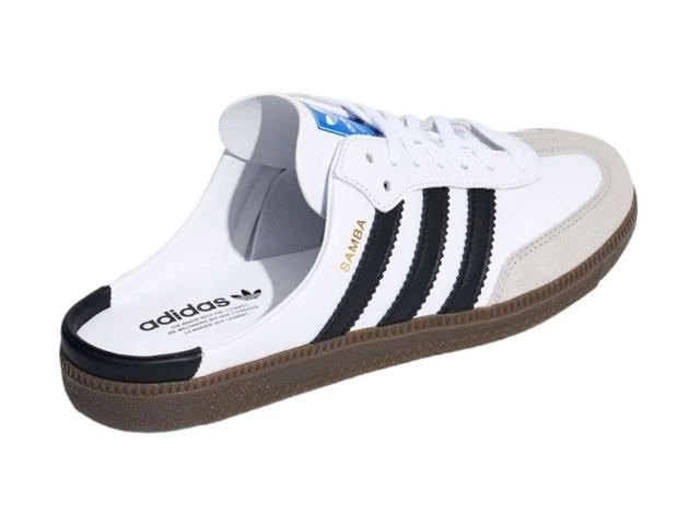 adidas adidas Samba Mules White Black - view 3