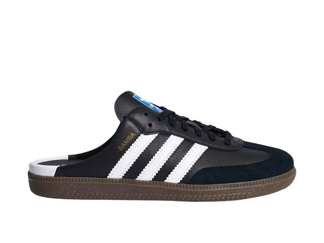 adidas adidas Samba Mules Black White - view 1