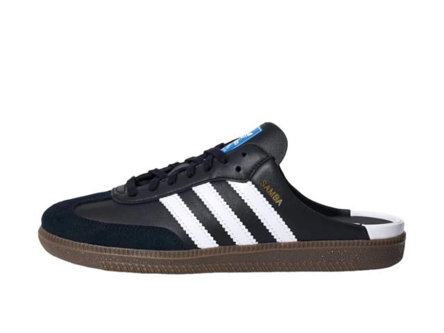 adidas adidas Samba Mules Black White - view 2
