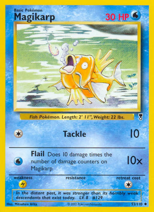 Pokemon Pokemon Magikarp U [LC 52/110] Other "Legendary Collection" [ReverseHolo] (EN)