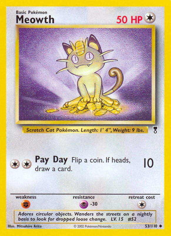 Pokemon Pokemon Meowth U [LC 53/110] Other "Legendary Collection" (EN)