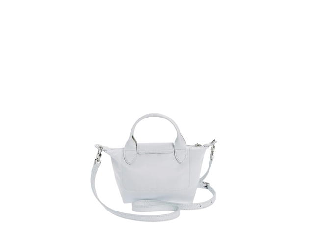 Longchamp Longchamp Xs Le Pliage Crossbody Bag In Silver Hardware With Light Grey - view 2