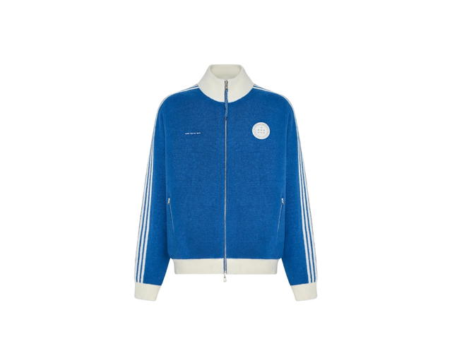 adidas adidas x SFTM Knit Jacket Cobalt Blue - view 1