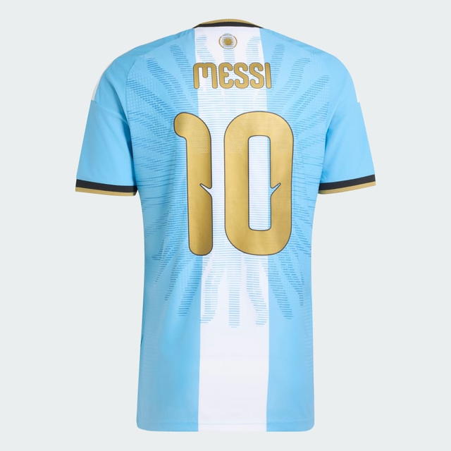 adidas adidas Argentina Messi 10 26 Authentic Jersey Light Blue - view 2