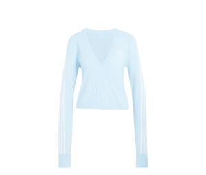 Buy adidas Originals by Jennie Wrap Cardigan Wonder Blue (Women's) at Sasom – Authentic and Ready to Ship