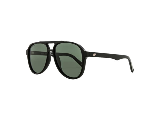 Le Specs Le Specs Tragic Magic In Black Acetate Frames With Khaki Lenes - view 2
