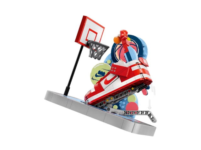 Nike Nike X Lego Dunk Trickshot Set Gym Red White - view 3