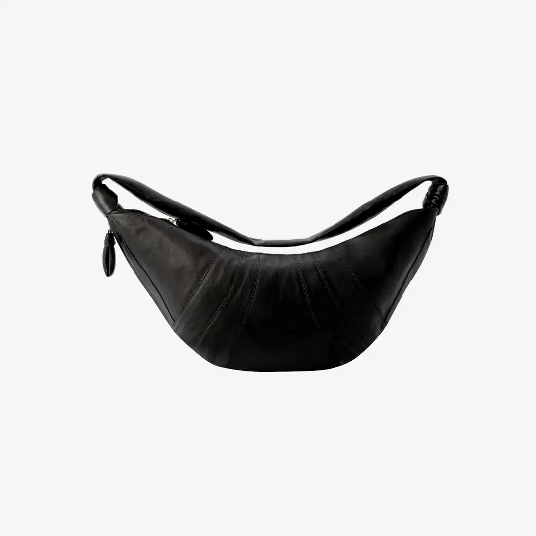 Lemaire Lemaire Large Croissant Bag Soft Nappa Leather Black