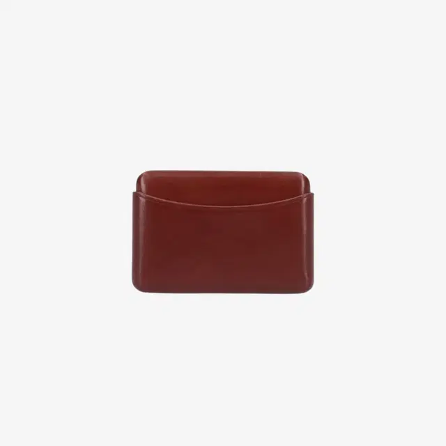 Lemaire Lemaire Molded Card Holder Vegetable-Tanned Leather Cherry Mahogany - view 2