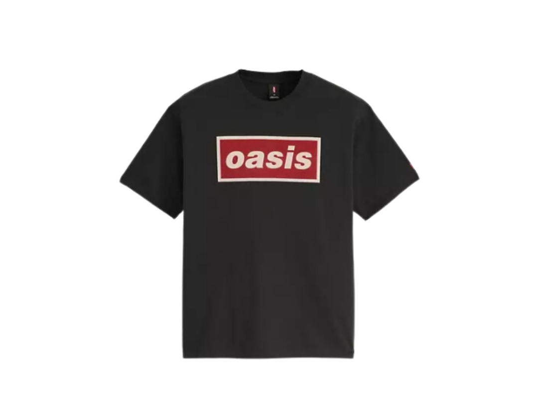 Levi's Levi's Oasis Band Tee Oasis Deca Logo Caviar - Black