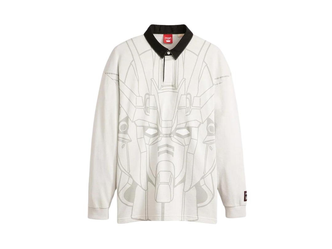 Levi's Levi's X Gundam SEED Seed Rugby Shirt Robolution Grey