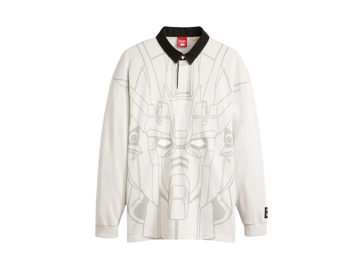 Levi's Levi's X Gundam SEED Seed Rugby Shirt Robolution Grey