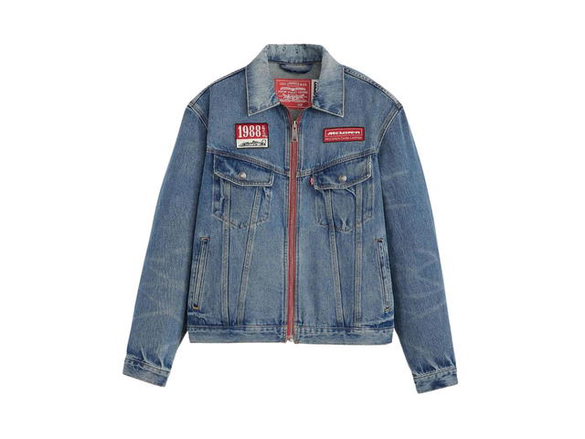 Levi's Levi's X Mclaren Racing Heritage Trucker Jacket Med Indigo-Blue - view 1