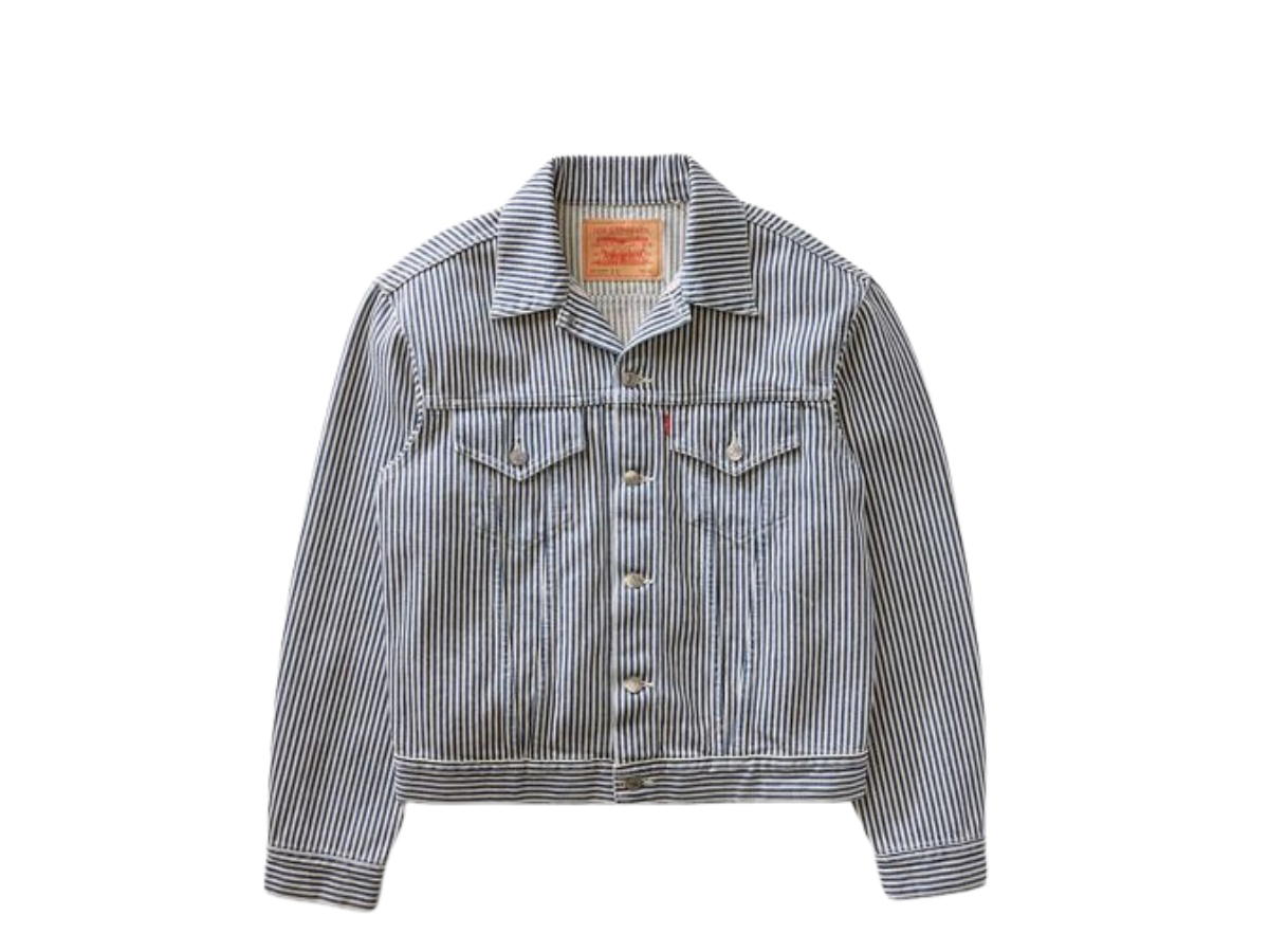 Levi's Levis X Nigo 557XX Hickory Stripe Trucker Jacket Indigo