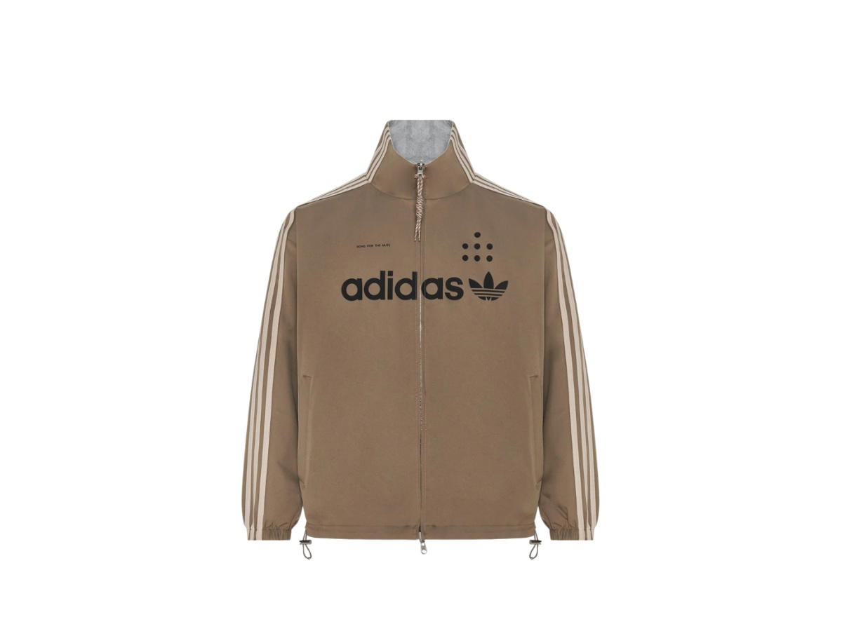 adidas Adidas x SFTM Reversible Track Jacket Khaki Six Grey Two