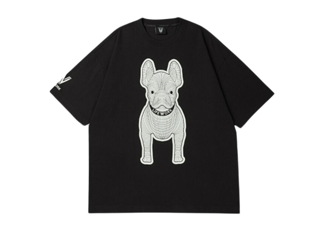 Lifework Lifework New Silket Short-Sleeve TS Black