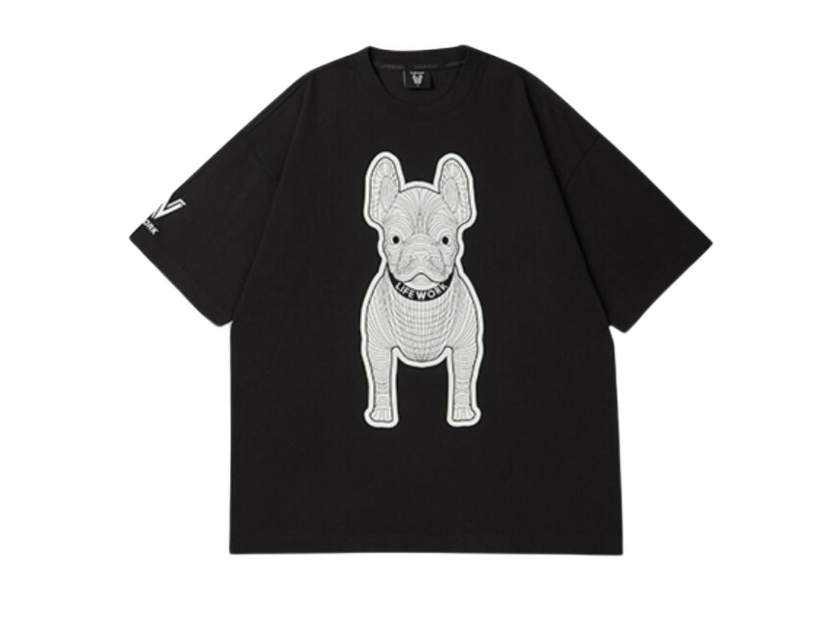 Lifework Lifework New Silket Short-Sleeve TS Black