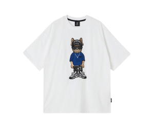 Buy Lifework Snapback Hipdog Applique Short Sleeve T-Shirt White at Sasom – Authentic and Ready to Ship