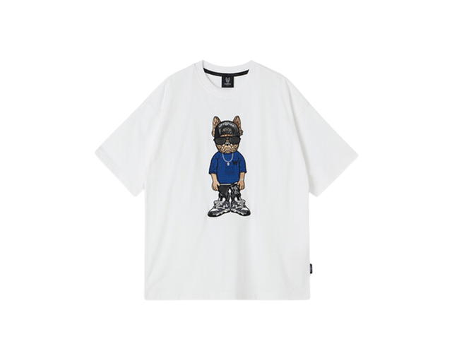 Lifework Lifework Snapback Hipdog Applique Short Sleeve T-Shirt White - view 1