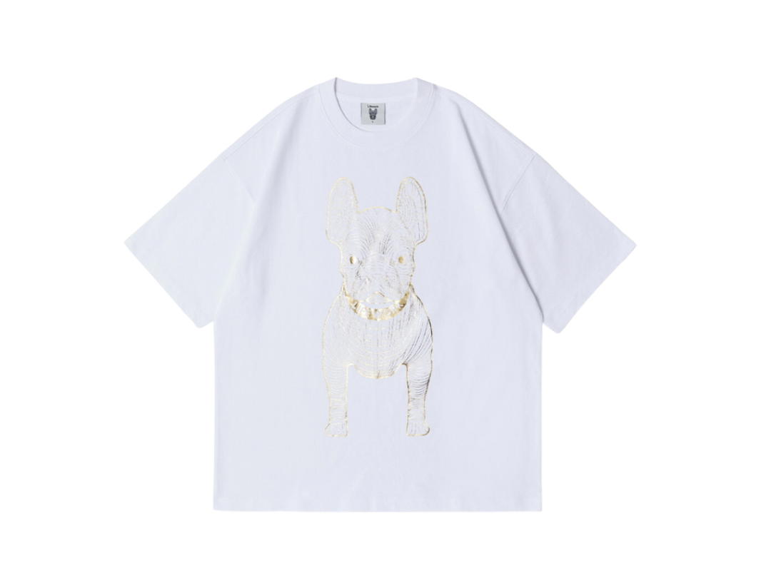 Lifework Lifework Foil Print Big Ladok Logo TS Pattern White