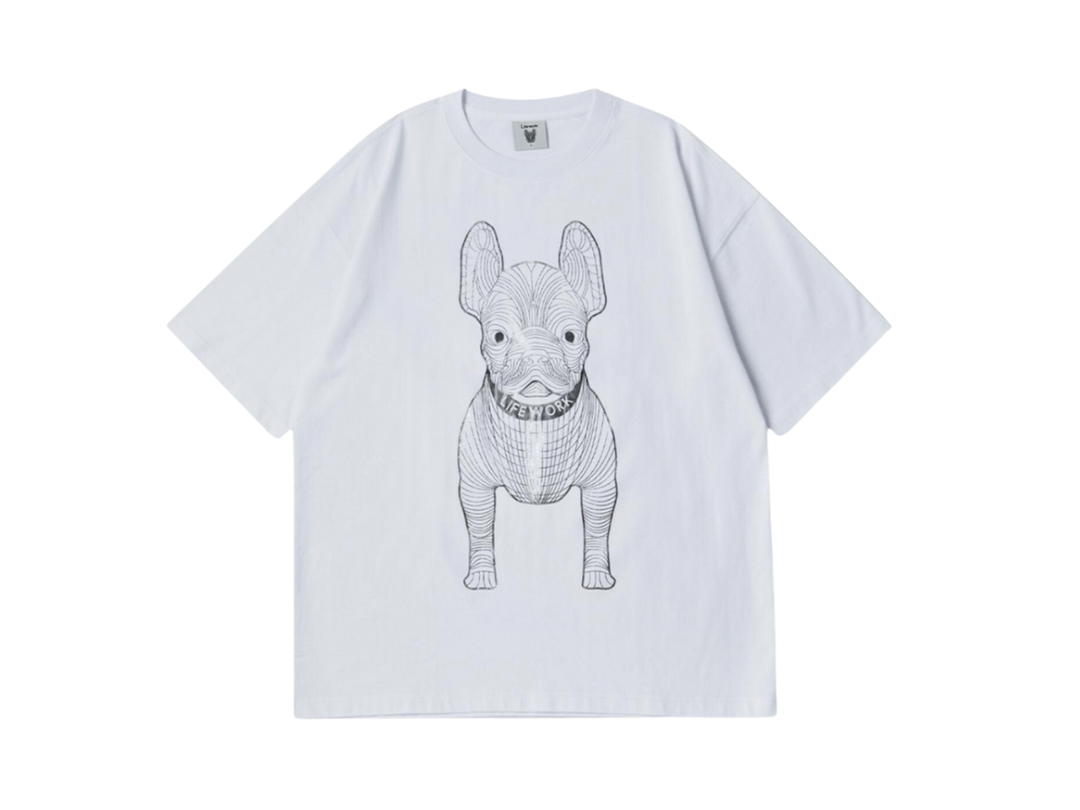 Lifework Lifework Foil Print Big Ladok Logo TS White