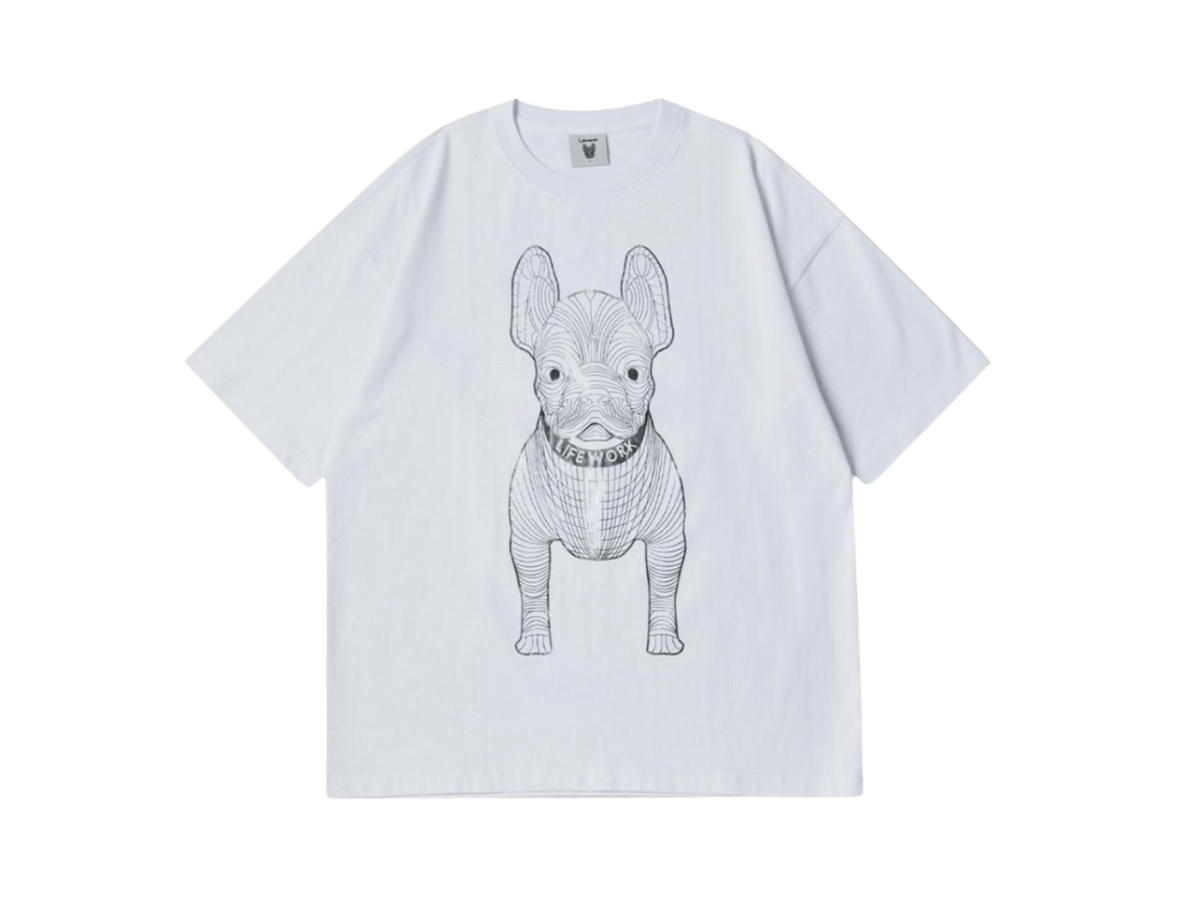 Lifework Lifework Foil Print Big Ladok Logo TS White