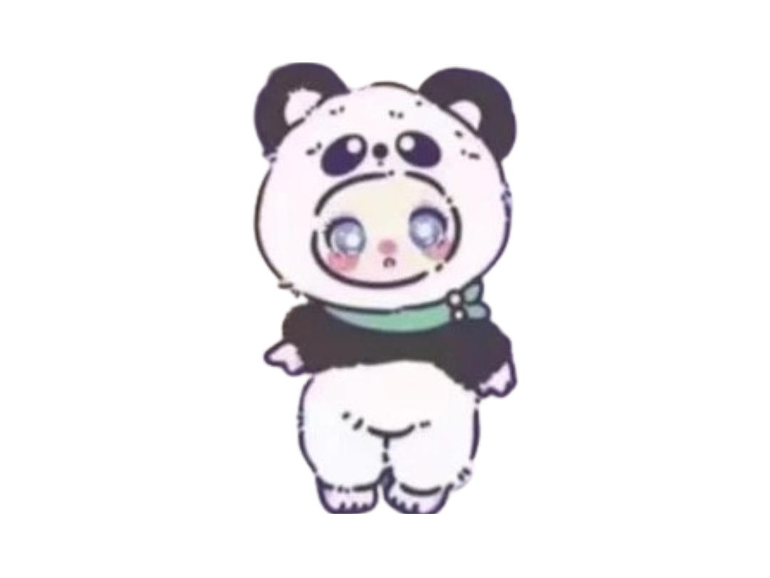 Liila Toys (เช็คการ์ด) Liila Toys Panda (Liila's Zoo Lucky Cat Series V2 Plush Blind Box)