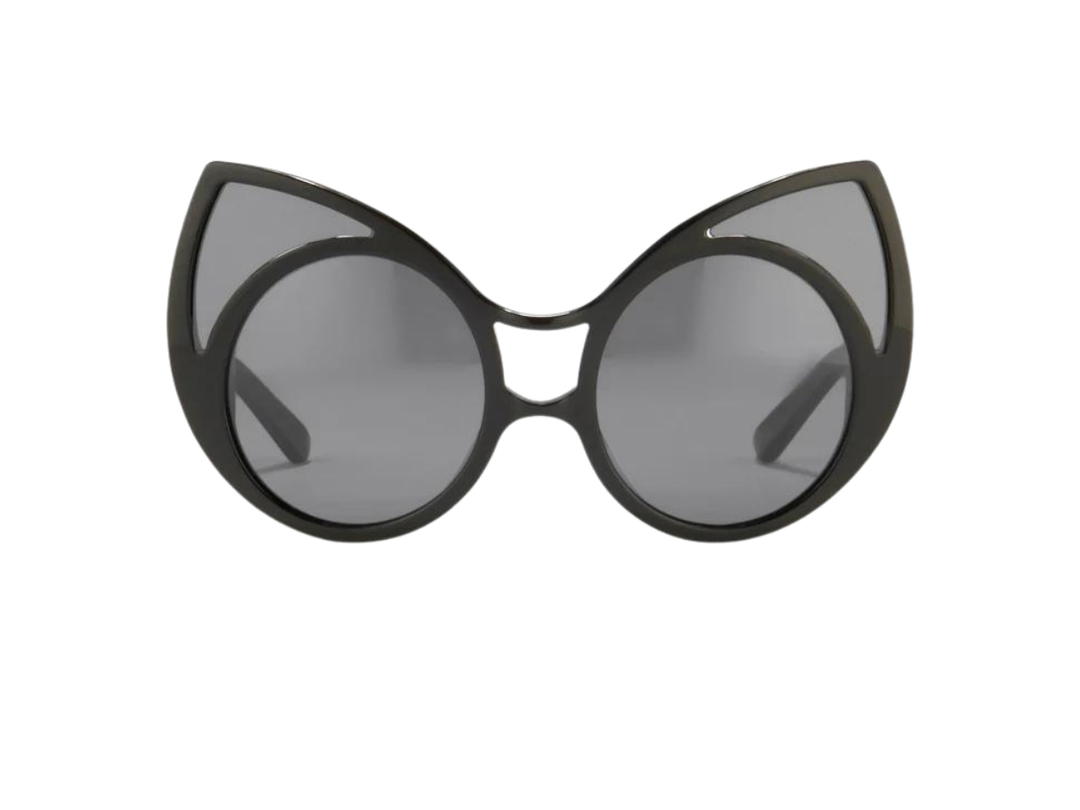 Linda Farrow Linda Farrow Khaleda Rajab 1 C1 Cat Eye Sunglasses In Grey Gradient Frame-Pointy Cat Ear Corners With Grey Gradient Lenses